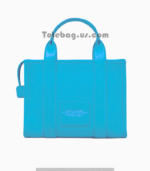 Bright Cerulean Leather The Tote Bag marc jacobs