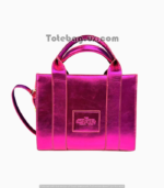 Carnation Pink Leather The Tote Bag marc jacobs