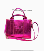 Leather Tote Bag in Carnation Pink by Marc Jacobs