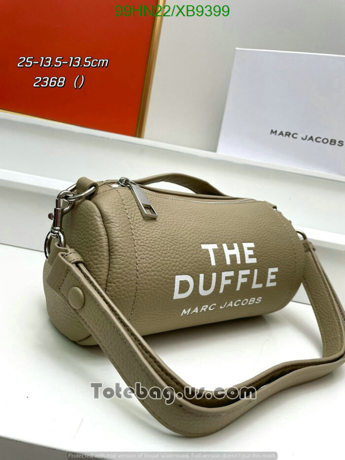 Dark Beige The Leather Duffle Bag totebag Marc Jacobs