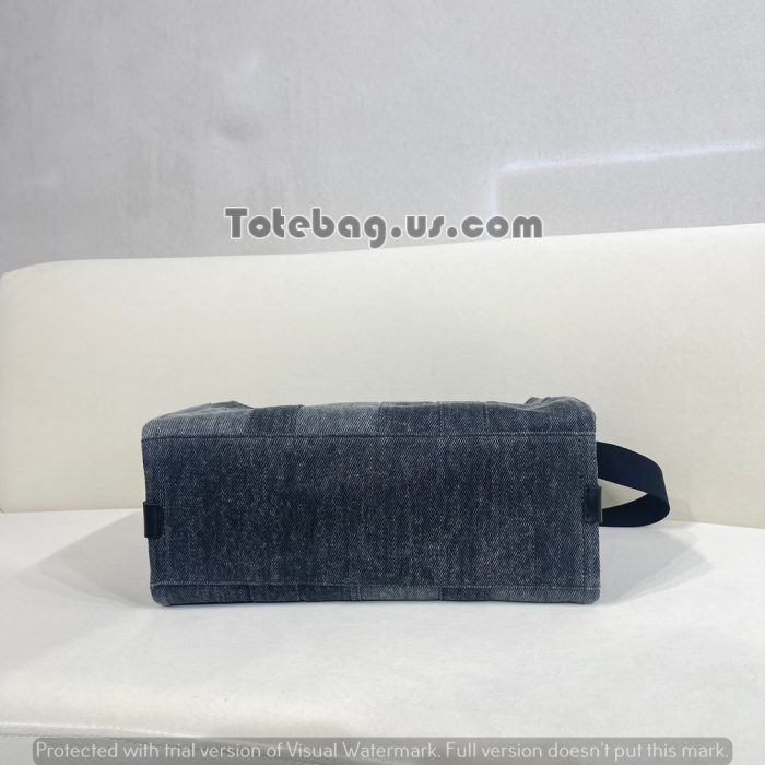 Bright Grey The Denim Tote Bag By Marc Jacobs - Image 7