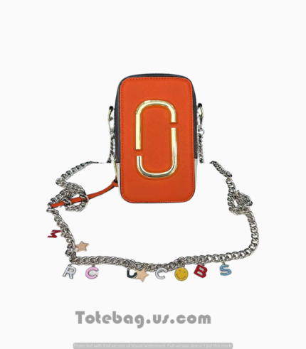 Papaya Orange with chain The Snapshot | Marc Jacobs