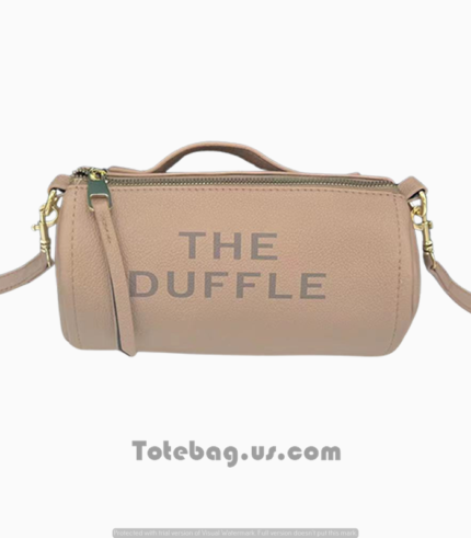 Leather Duffle Tote Bag in Grey By Marc Jacobs