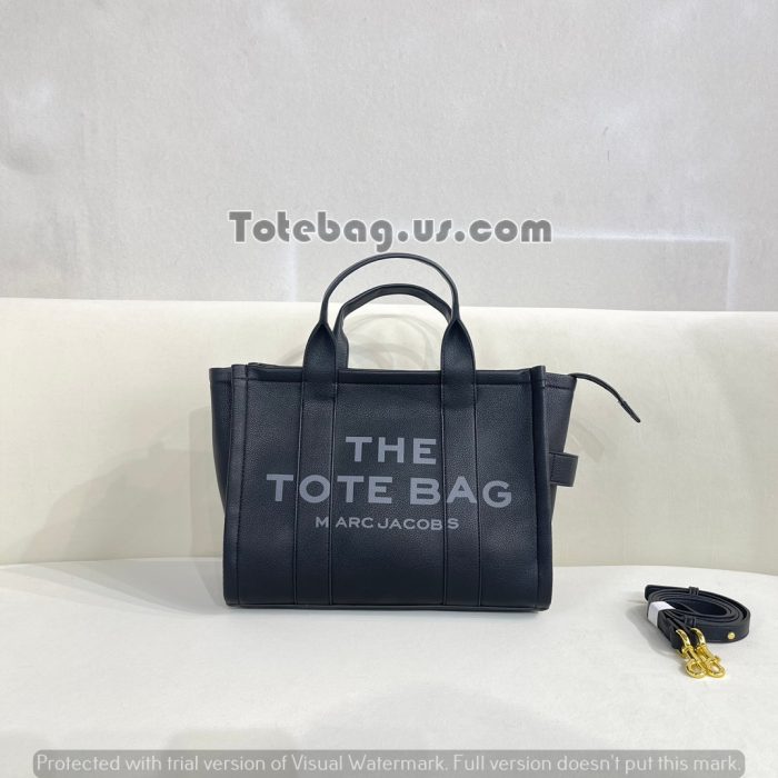 Shop Leather Tote Bag in Black By Marc Jacobs Shop Leather Tote Bag in Black By Marc Jacobs