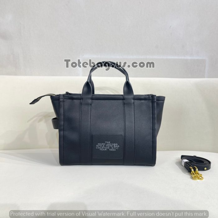 Black Leather Tote Bag by Marc Jacobs - Image 2