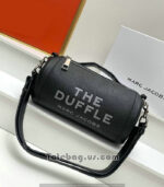 Leather Duffle Tote Bag in Gunmetal By Marc Jacobs