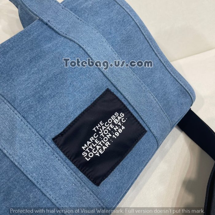 Light Navy Blue The denim Tote Bag | Marc Jacobs