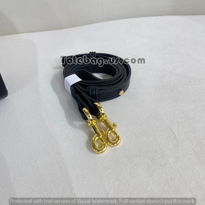 Black leather-the-tote-bag