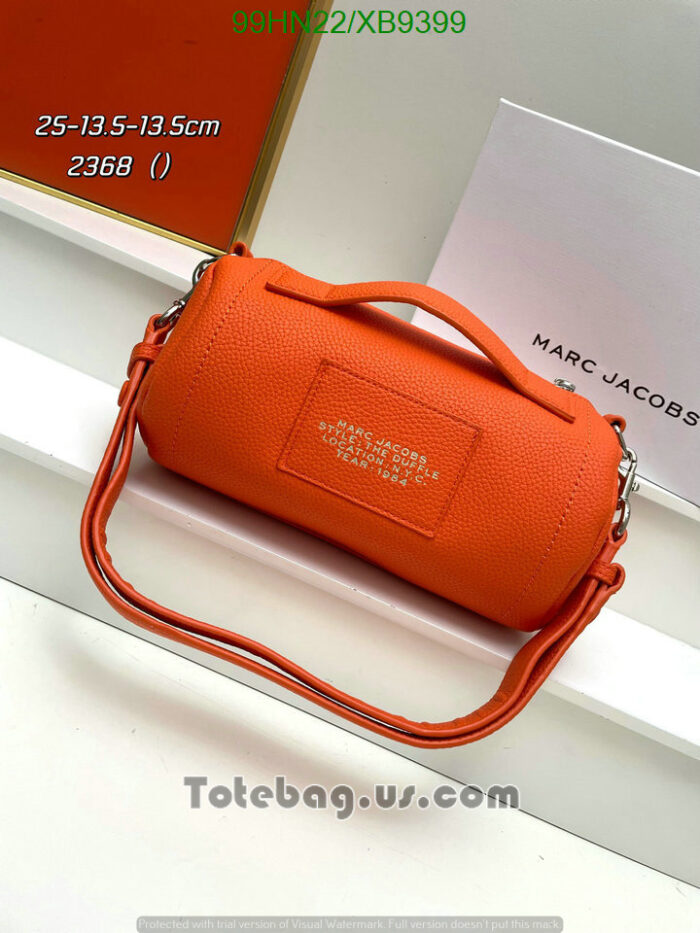 Burning Orange The Leather Duffle Bag totebag Marc Jacobs