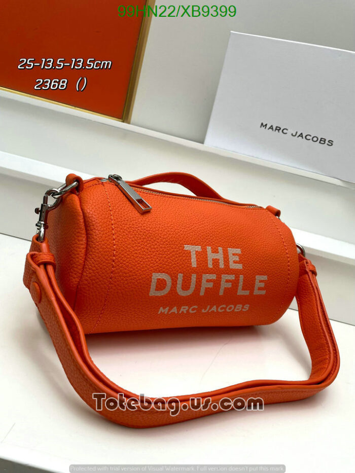Burning Orange The Leather Duffle Bag totebag Marc Jacobs