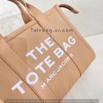 Pale Brown leather-the-tote-bag