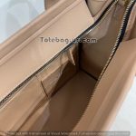 Pale Brown leather-the-tote-bag