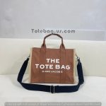 Brown Coffee The denim Tote Bag | Marc Jacobs