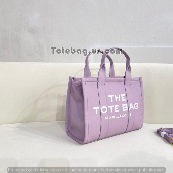 Pastel Purple leather-the-tote-bag
