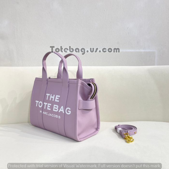Pastel Purple leather-the-tote-bag