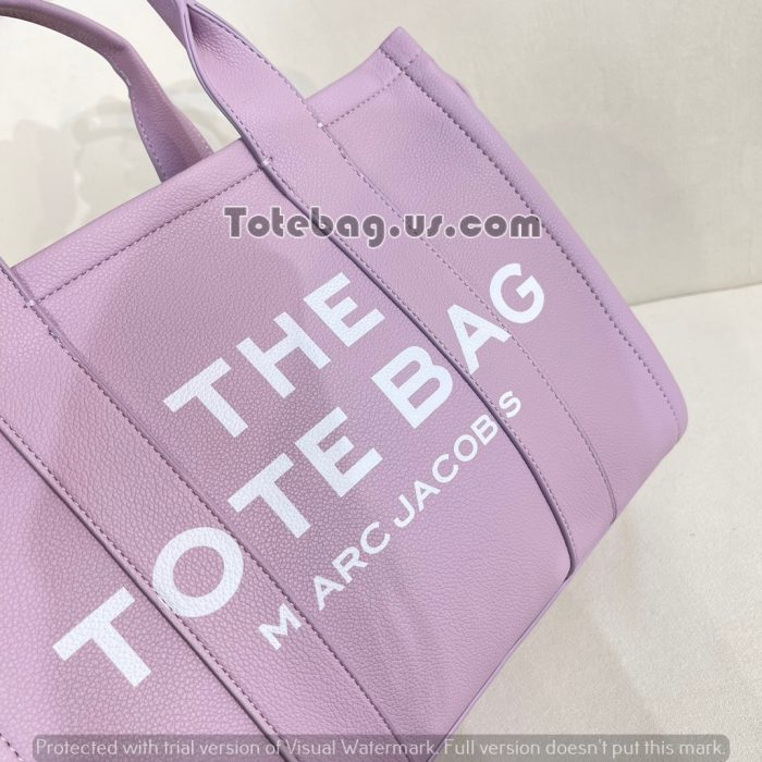 Pastel Purple leather-the-tote-bag