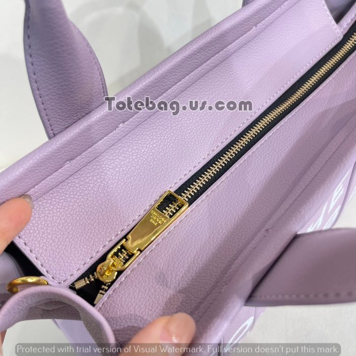 Pastel Purple leather-the-tote-bag