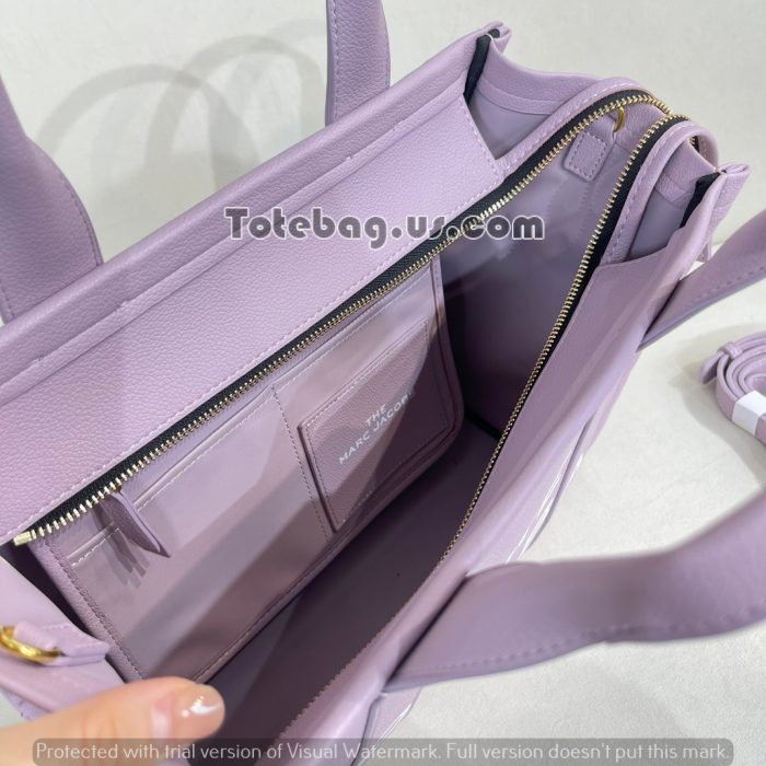 Pastel Purple leather-the-tote-bag