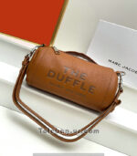 Leather Duffle Tote Bag in Brownish By Marc Jacobs