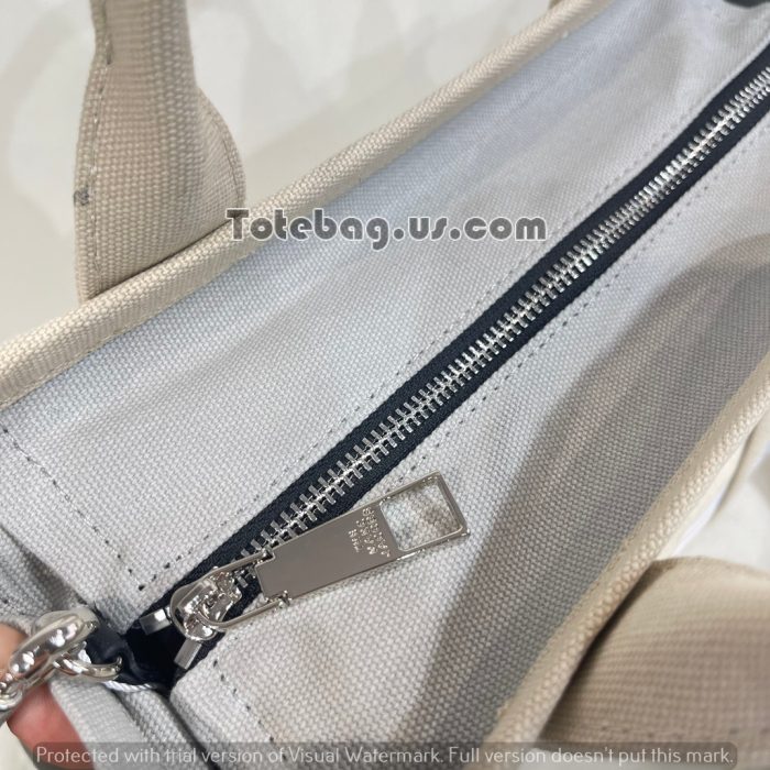 Heathered Grey The Denim Tote Bag By Marc Jacobs - Image 4