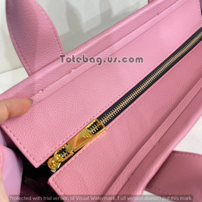 Faded Pink-leather-the-tote-bag