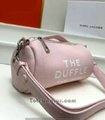 Leather Duffle Tote Bag in Pink By Marc Jacobs