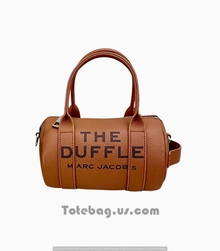 Leather Duffle Tote Bag in Caramel Brown By Marc Jacobs Leather Duffle Tote Bag in Caramel Brown By Marc Jacobs